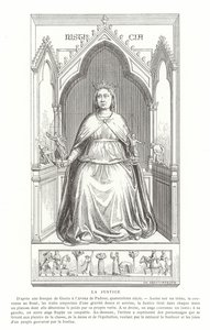 Gerechtigheid door Giotto di Bondone